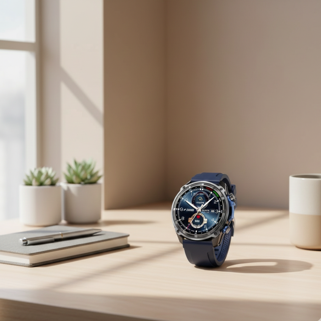 Smartwatch GPS do użytku na zewnątrz z mapami offline, wodoodporny zegarek sportowy