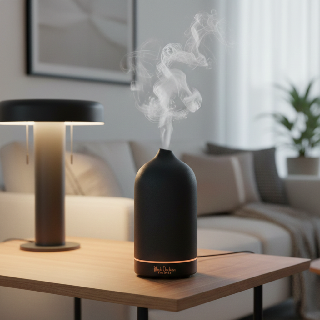 Ultrazvukový difuzér v kompaktní formě pro aromaterapii