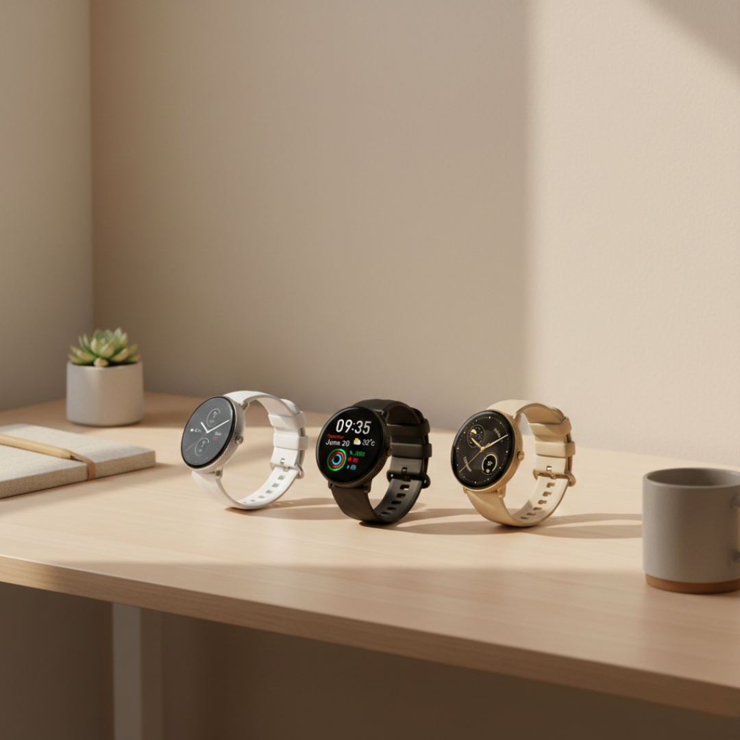 AMOLED Smartwatch With Bluetooth Calling Stainless Steel Waterproof Design