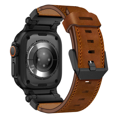 سوار جلد مستوحى من Apple Watch Explorer بمظهر قوي | compagnien