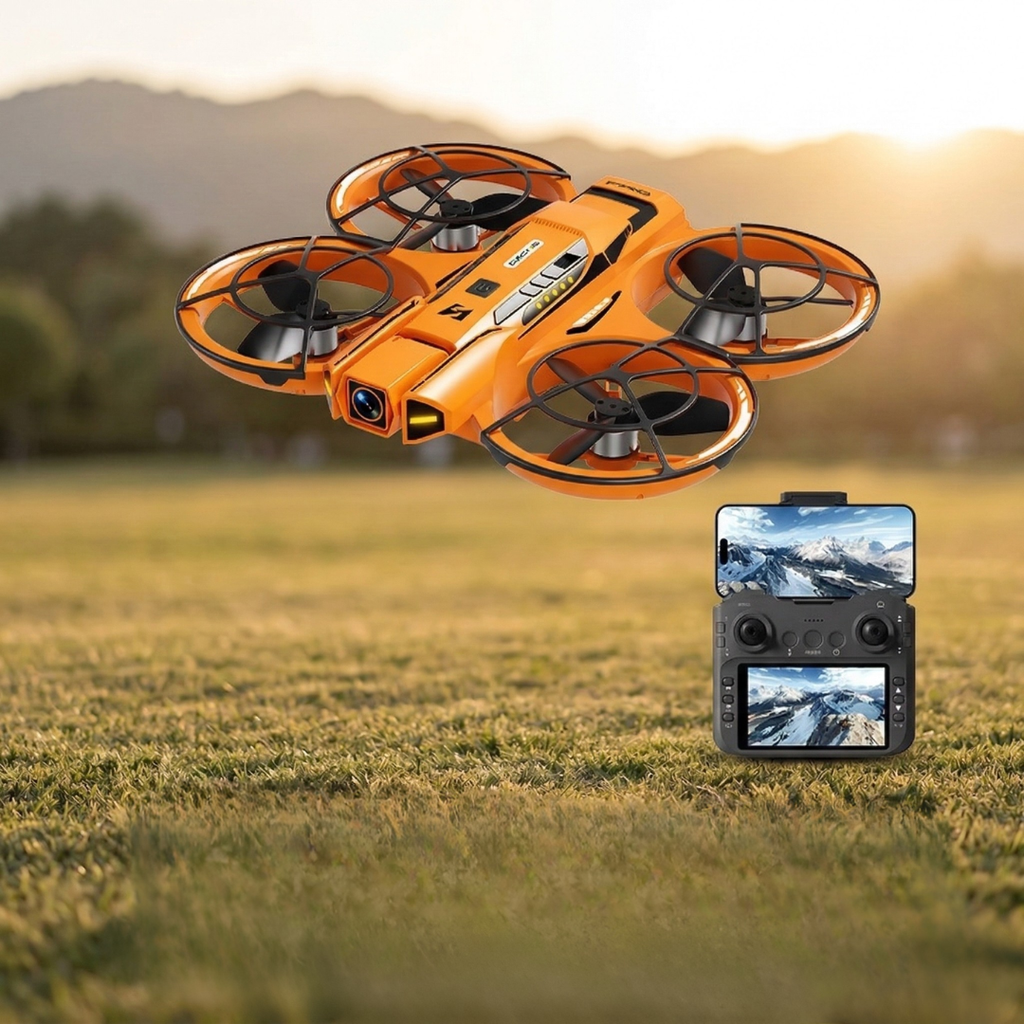 Kompakt drone med 8K-kamera og GPS til luftfotografering