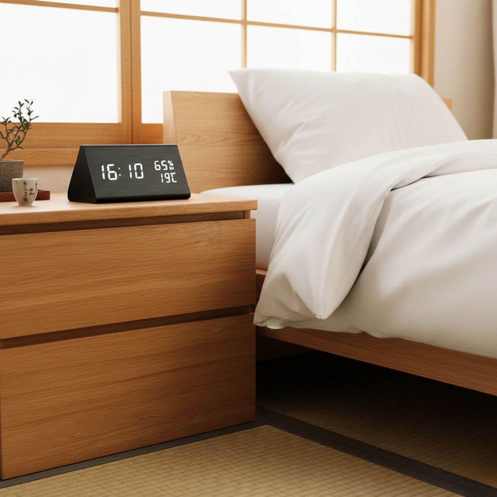 Alarm Clock With LED Display For Home Or Office Use