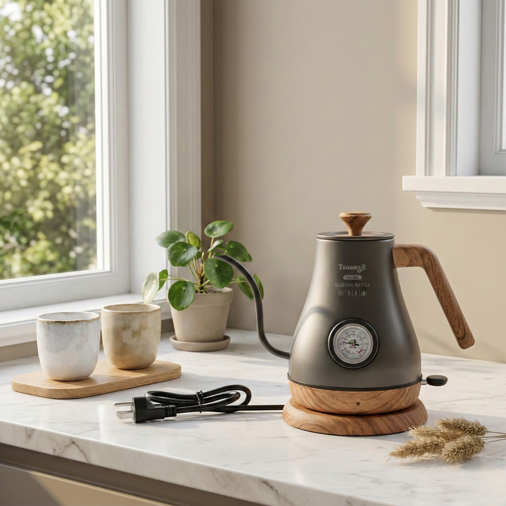 Electric Kettle In Stainless Steel With Rapid Boil