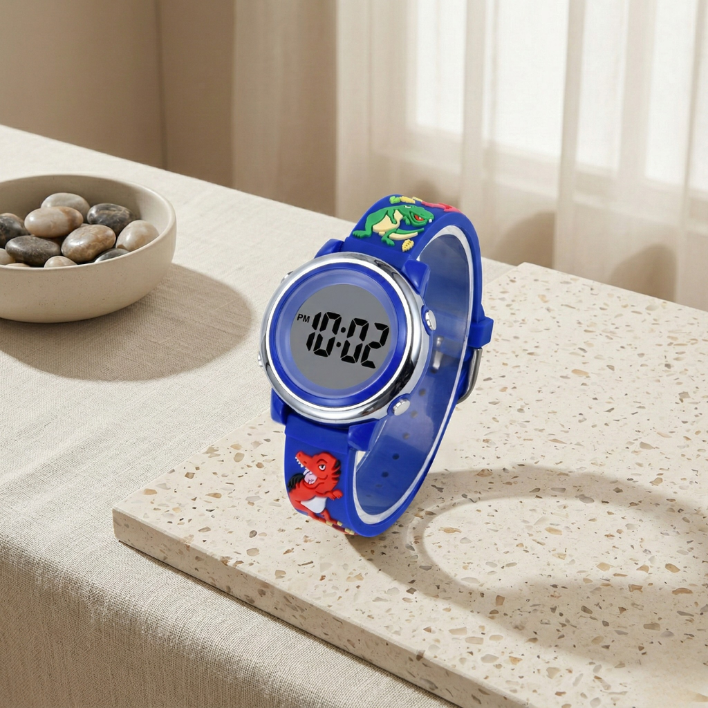Kids Smartwatch With Alarm And Water-Resistant Build