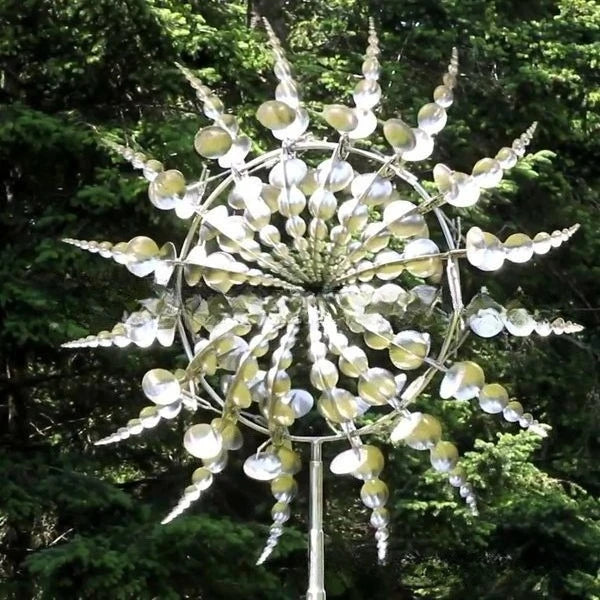 Neuer magischer Metall-Windmühlen- und kinetischer Windspinner mit Rostschutz