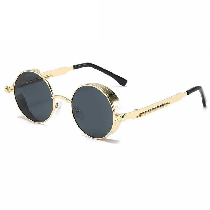 Okulary przeciwsłoneczne Aurora Vision Vintage Round z ochroną UV400, retro design | compagnien