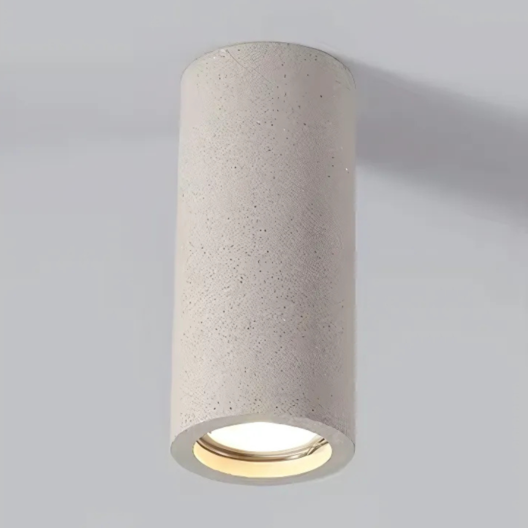 NovaStone taklampekolleksjon med stein- og metallfinish