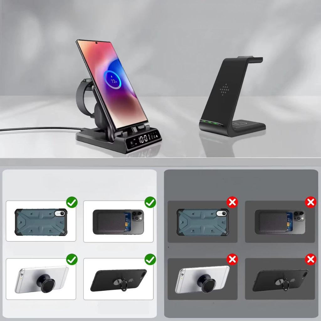 Charging Hub With USB-C Port For Galaxy Watch And Smartphones