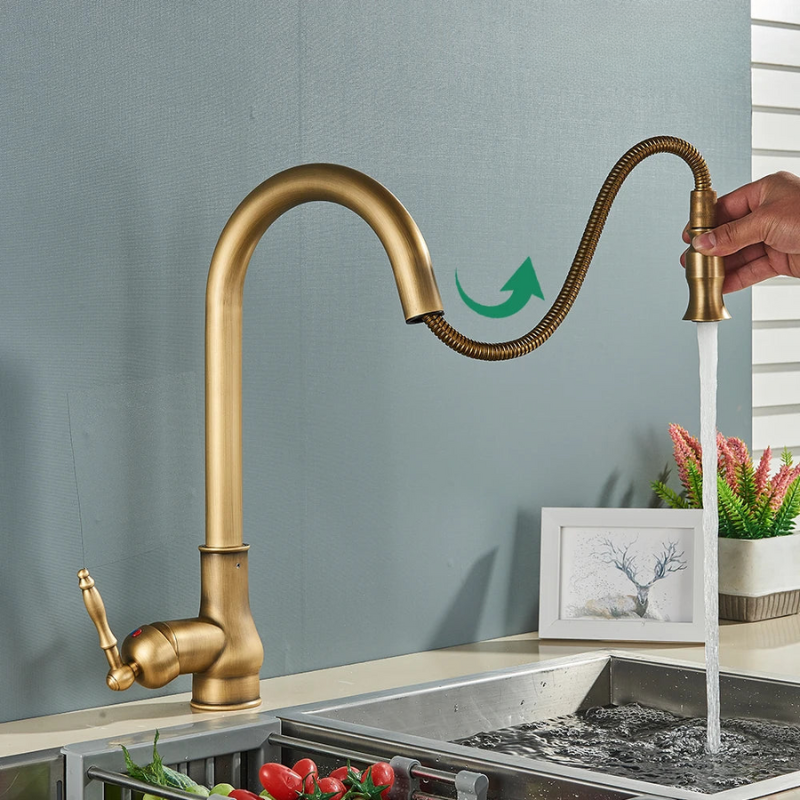 VintageTap – Køkkenarmatur i antik messing