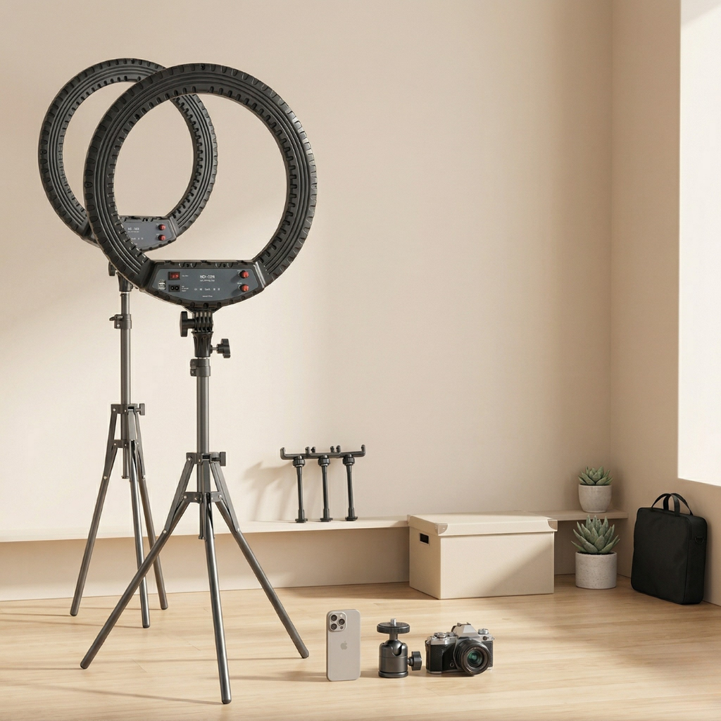 ProLite 18-Inch Circular LED Light With Tripod Stand