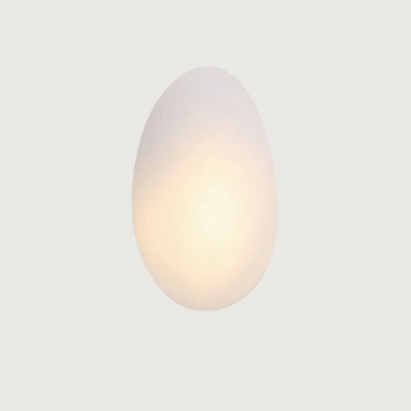 Lirena Farget Glass Vegglampe med Akryl Detaljer