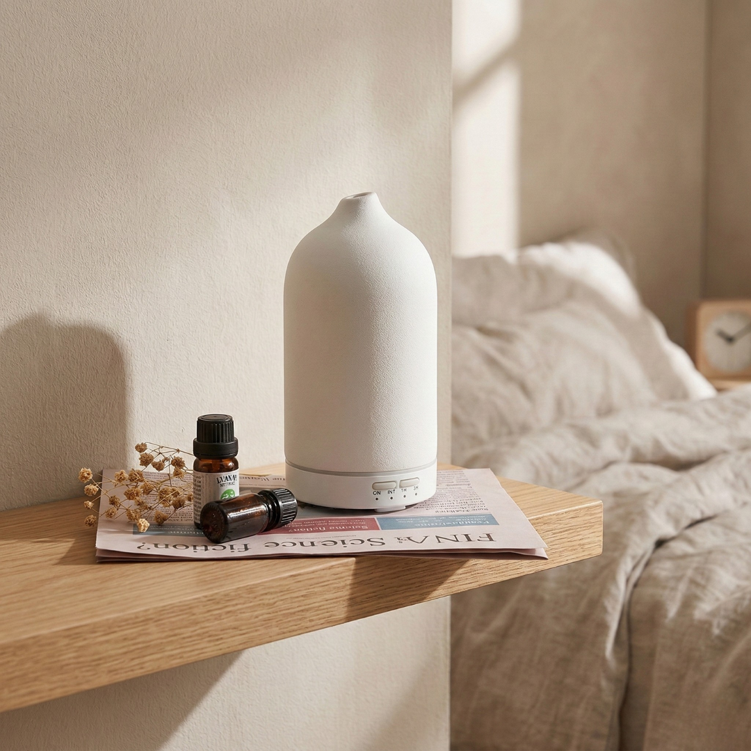 Dekorativ keramisk diffuser til aromatiske olier derhjemme