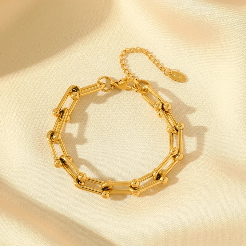 Aurielle Gold Link Set | Orntli