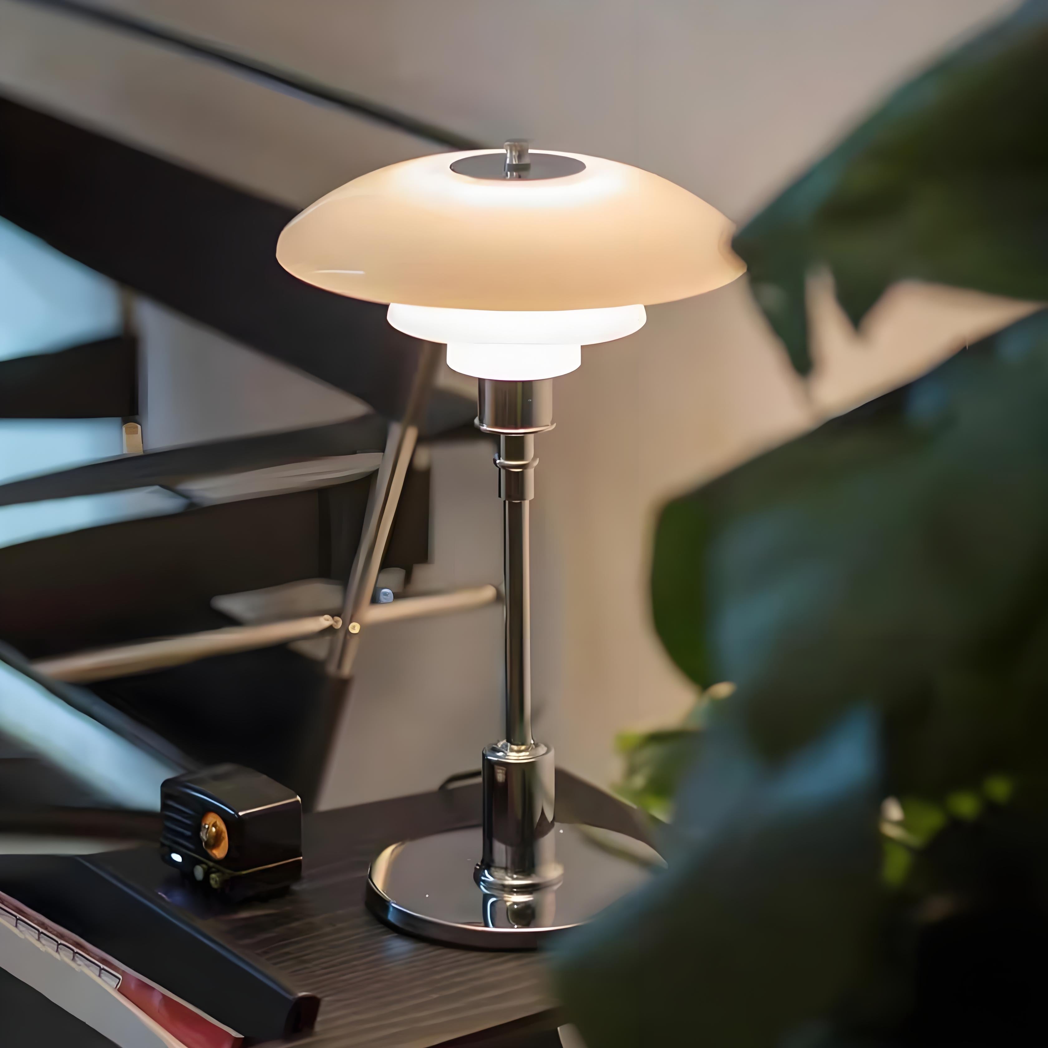 Dánská moderní stolní lampa s jemným ambientním světlem pro jakoukoli místnost