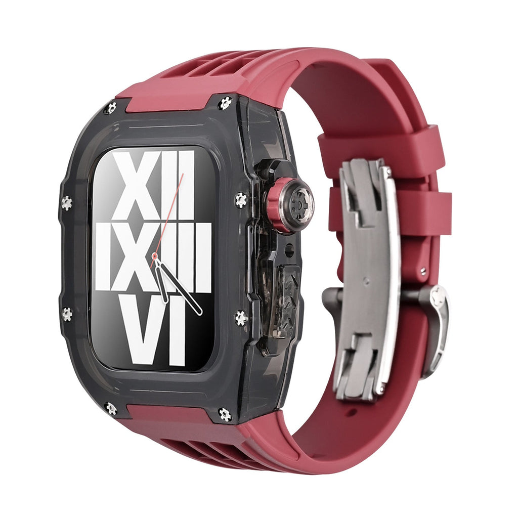 Zestaw ochronny RM V30 Glacier do Apple Watch z paskiem z fluoroelastomeru