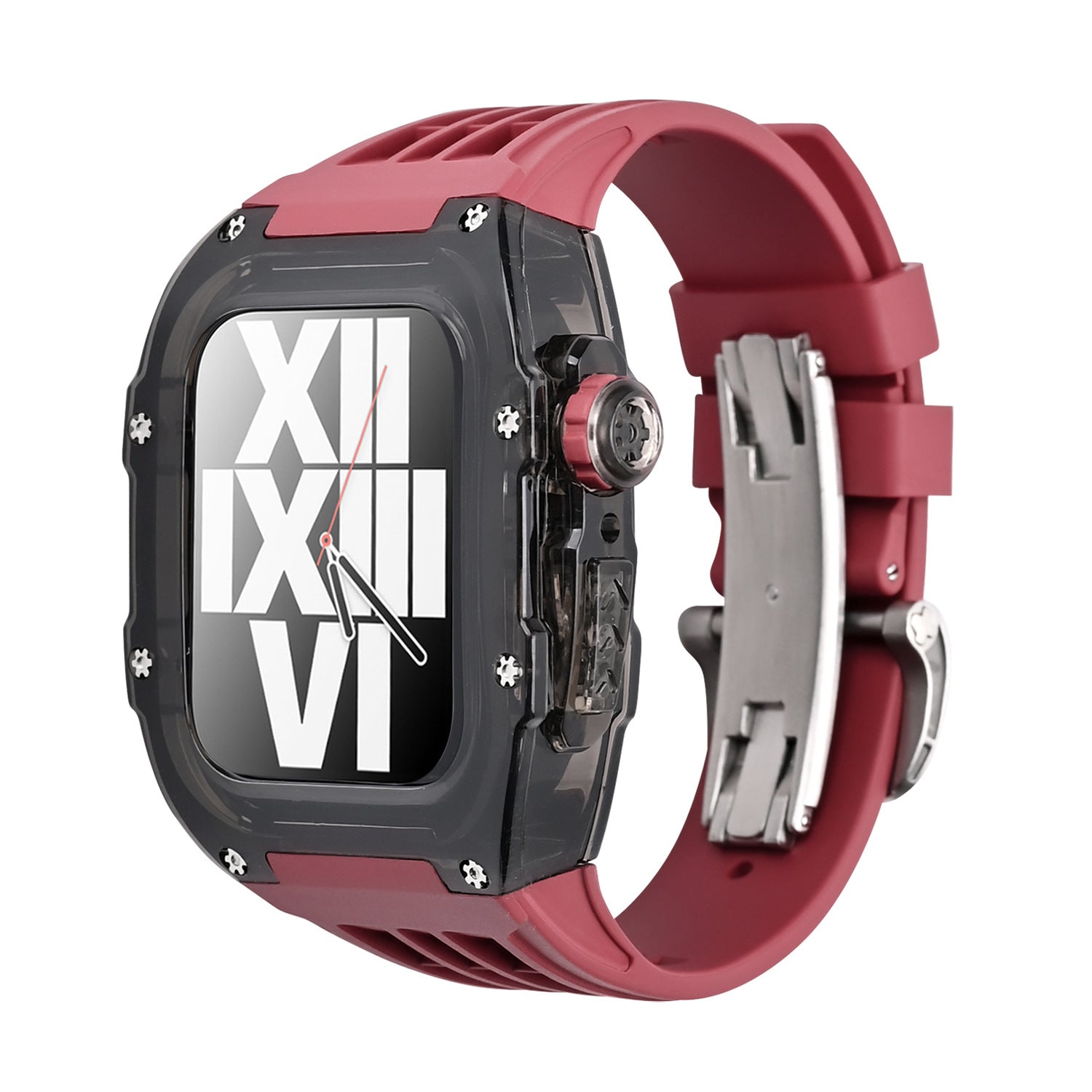 Zestaw ochronny RM V30 Glacier do Apple Watch z paskiem z fluoroelastomeru