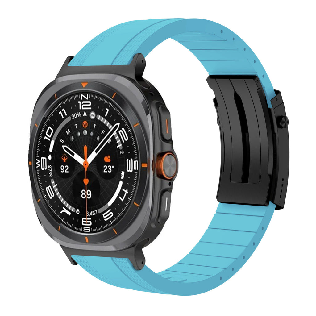 Samsung Galaxy Watch için Premium Ocean Luxe FKM Bant Sürümü