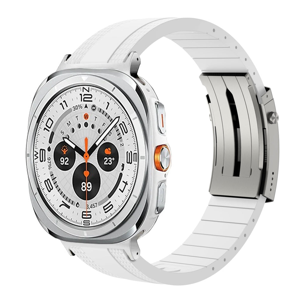 Samsung Galaxy Watch için Premium Ocean Luxe FKM Bant Sürümü