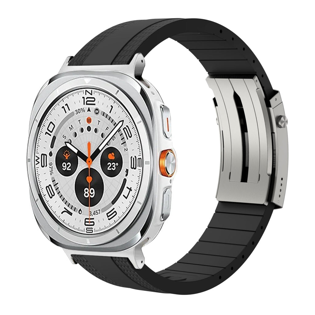 Samsung Galaxy Watch için Premium Ocean Luxe FKM Bant Sürümü