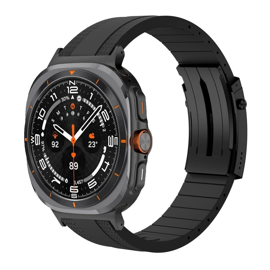 Samsung Galaxy Watch için Premium Ocean Luxe FKM Bant Sürümü