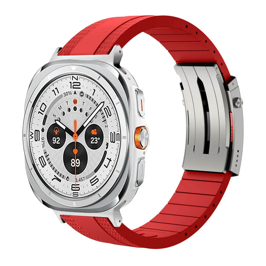 Samsung Galaxy Watch için Premium Ocean Luxe FKM Bant Sürümü