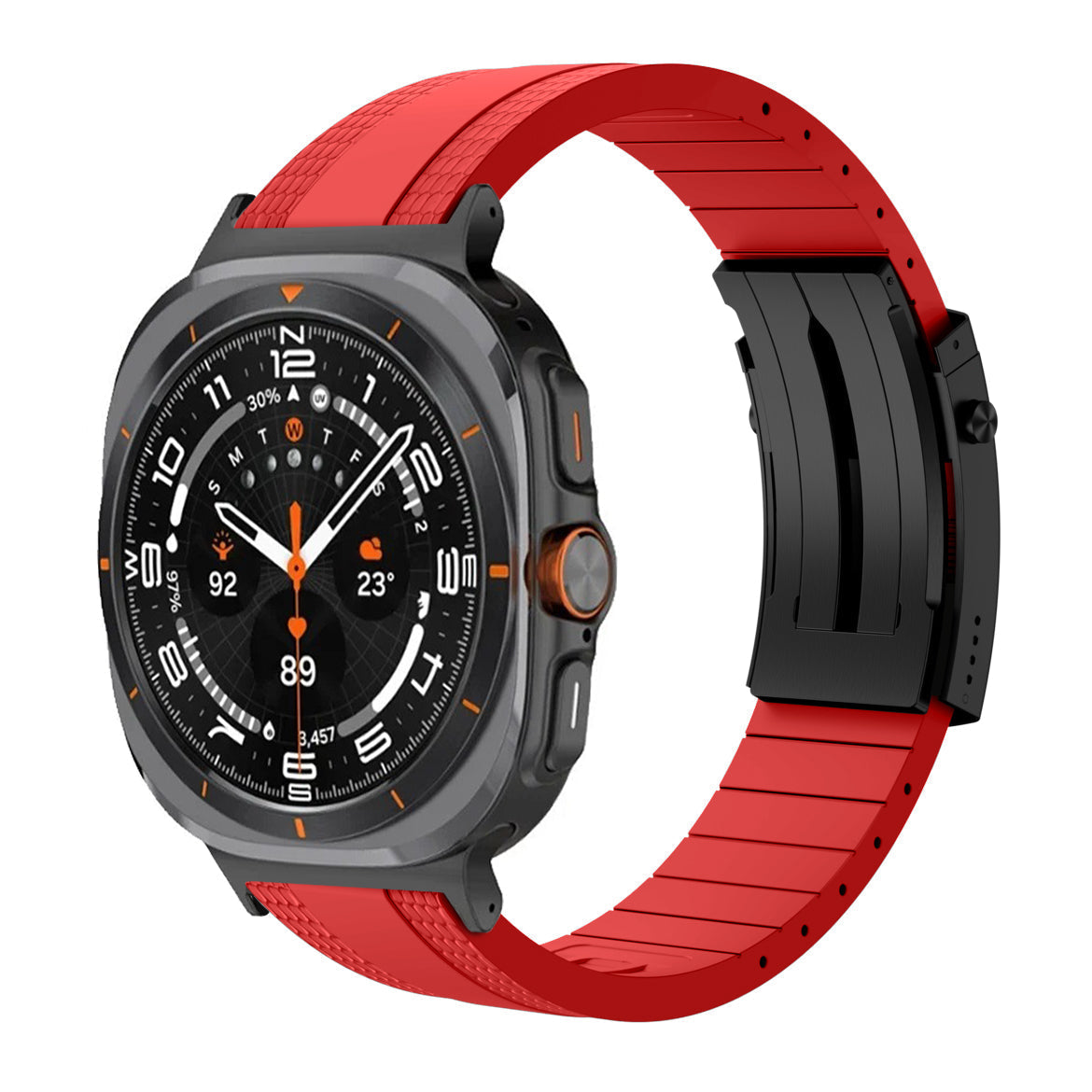 Samsung Galaxy Watch için Premium Ocean Luxe FKM Bant Sürümü