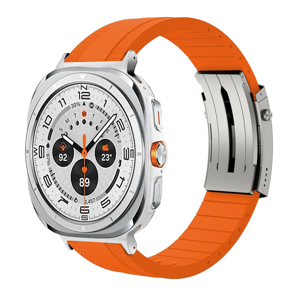 Samsung Galaxy Watch için Premium Ocean Luxe FKM Bant Sürümü