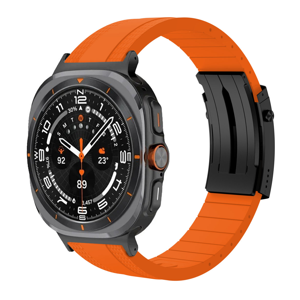 Samsung Galaxy Watch için Premium Ocean Luxe FKM Bant Sürümü
