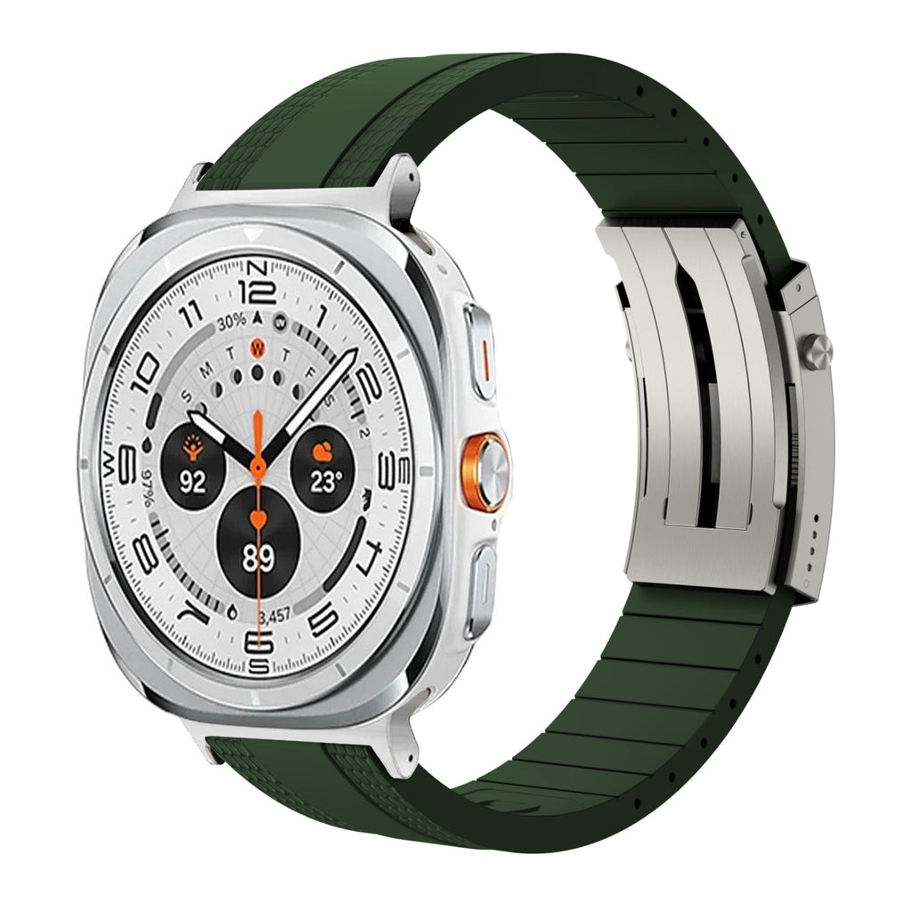Samsung Galaxy Watch için Premium Ocean Luxe FKM Bant Sürümü