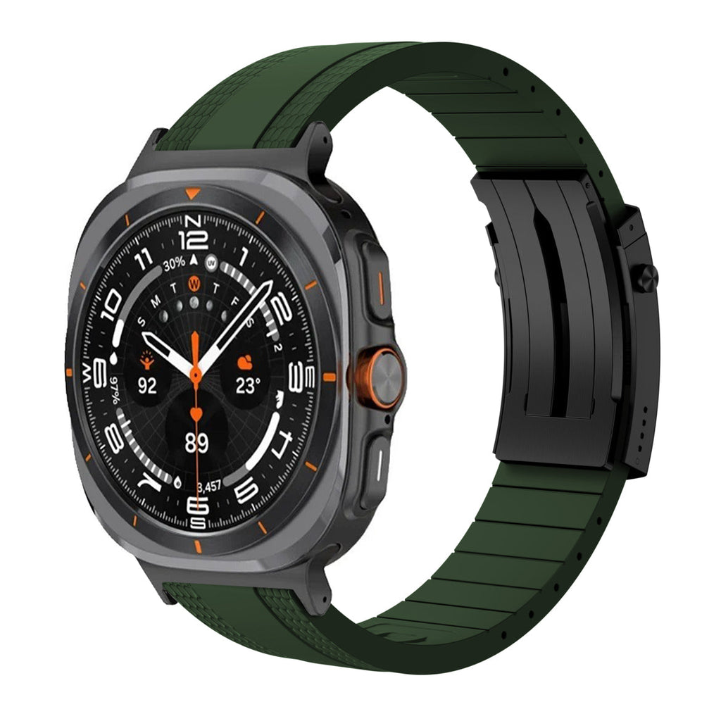 Samsung Galaxy Watch için Premium Ocean Luxe FKM Bant Sürümü
