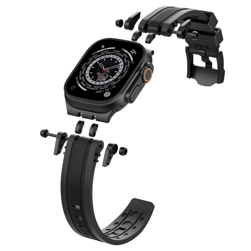 Apple Watch Ultra ve Serisi için Mobil Kıyafet Spor Kayışı