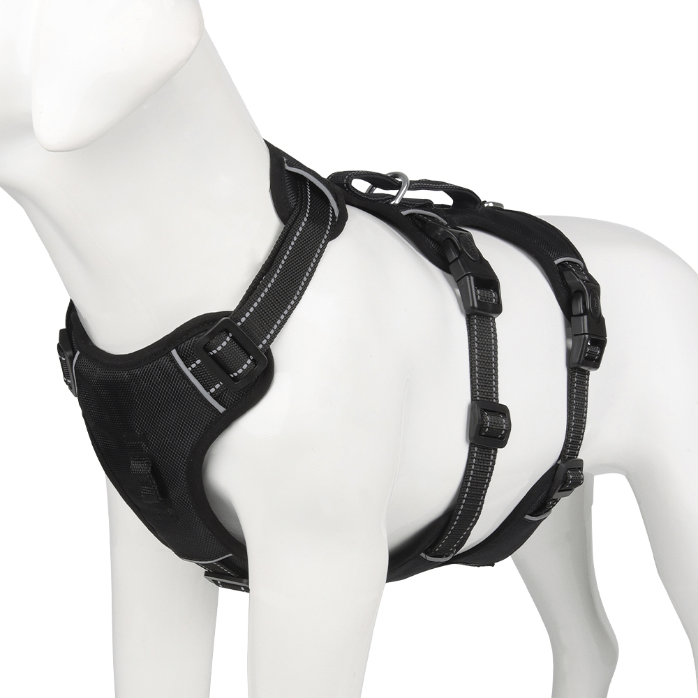 CalmWalk nylon kutyahám fényvisszaverő, menekülésbiztos, nyugodt sétákhoz
