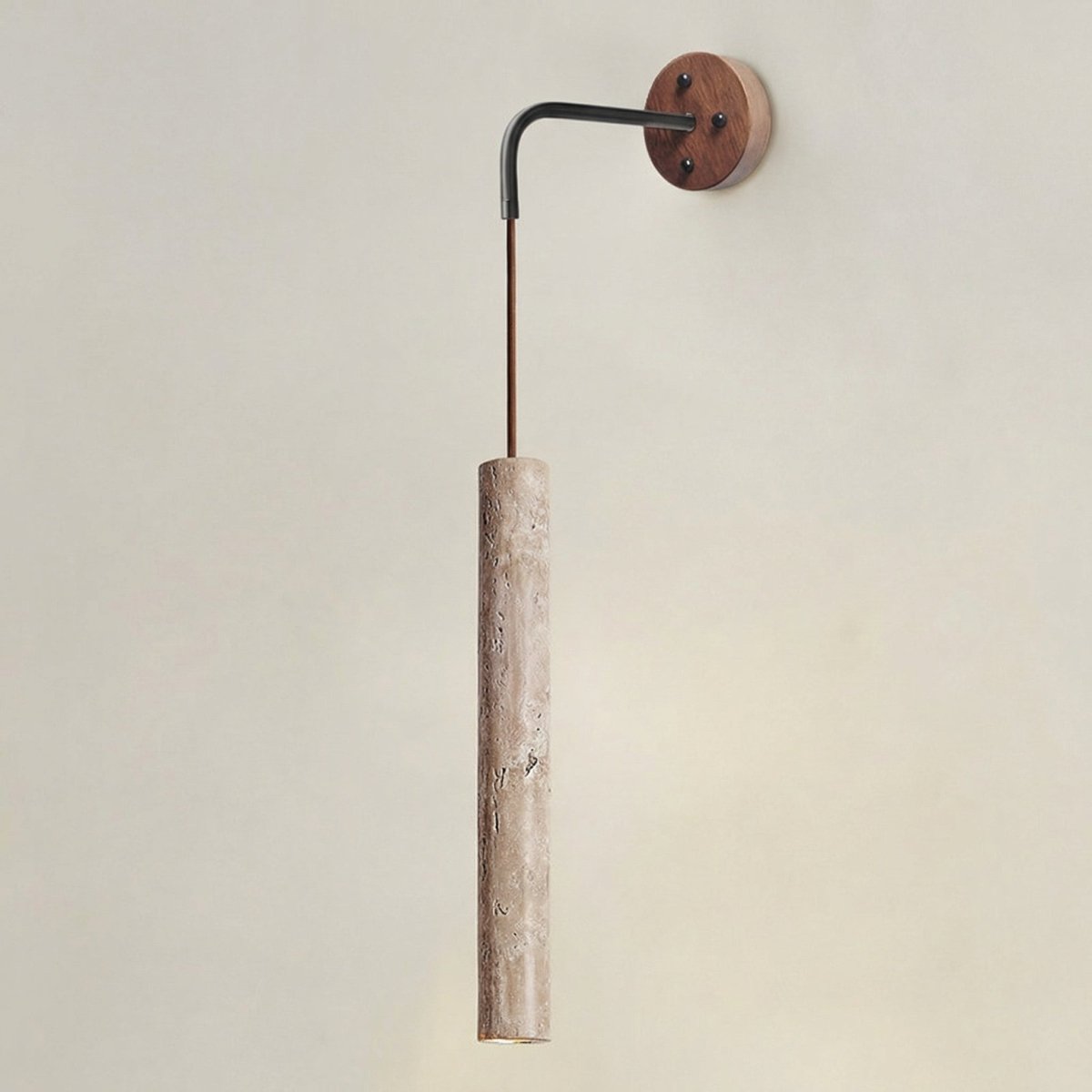 30cm Stone Tube Light Fixture for Modern Interiors