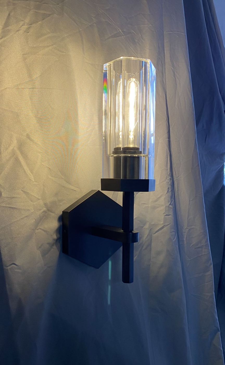 AI Lerb - Apliques de pared de lujo americano con pantallas de cristal LED