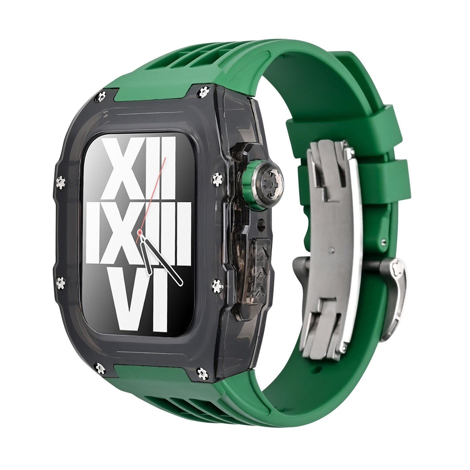 Zestaw ochronny RM V30 Glacier do Apple Watch z paskiem z fluoroelastomeru