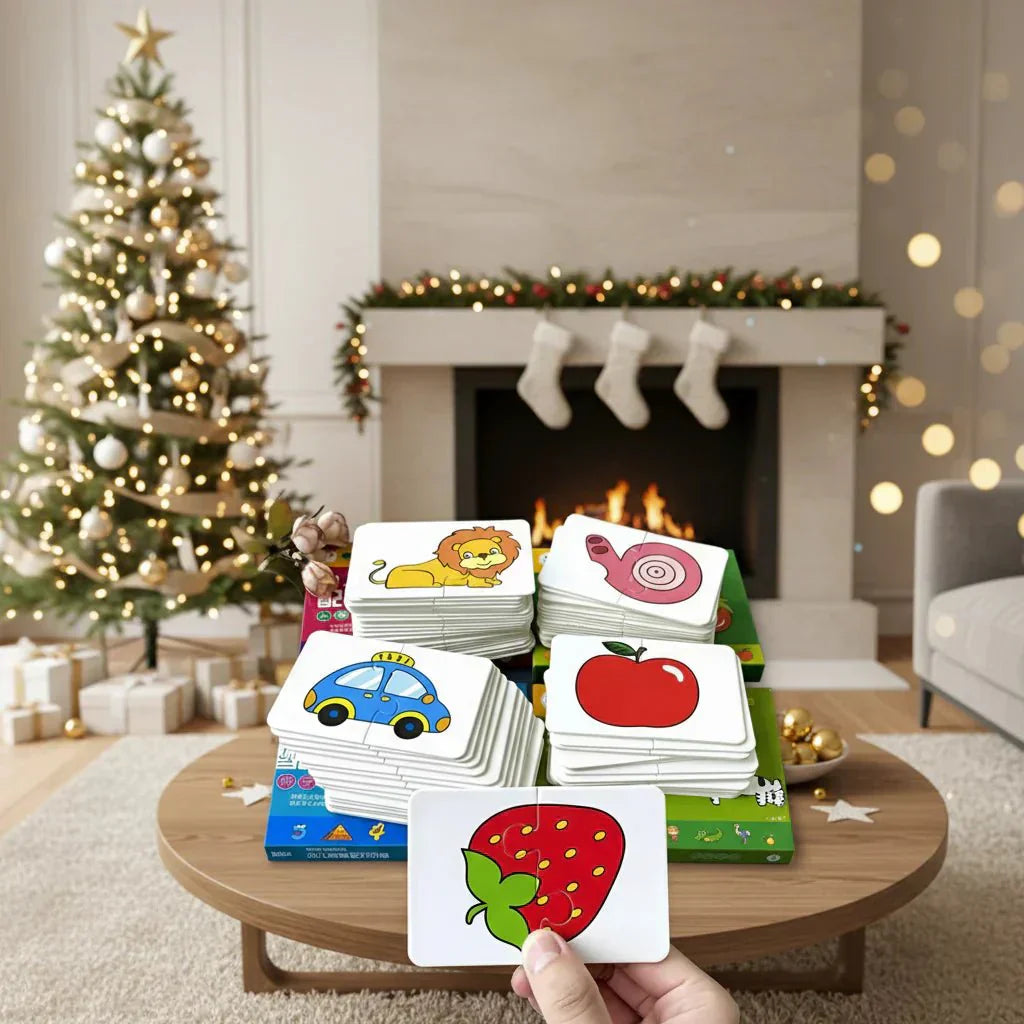 BrightPals Animal Matching Puzzle For Preschoolers Builds Memory And Recognition