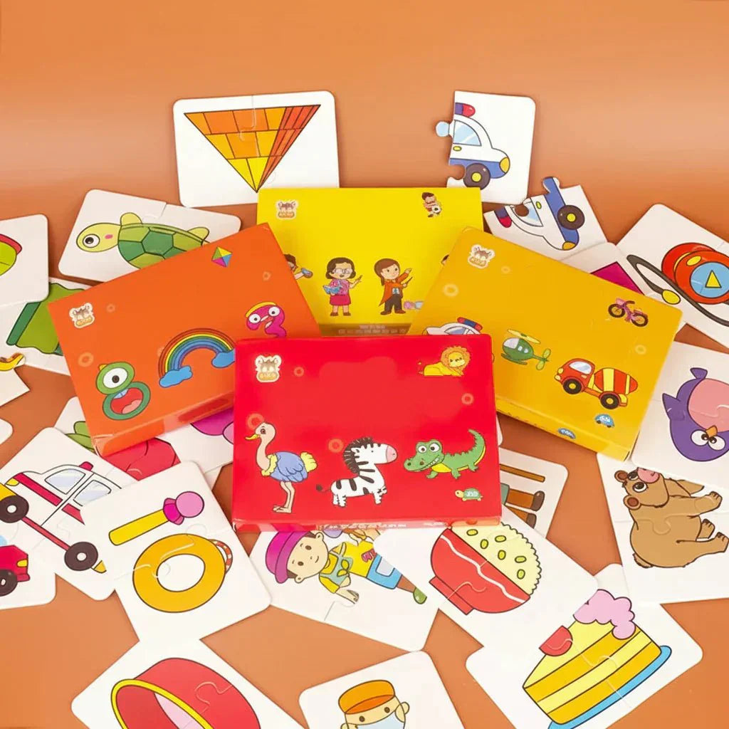 BrightPals Animal Matching Puzzle For Preschoolers Builds Memory And Recognition