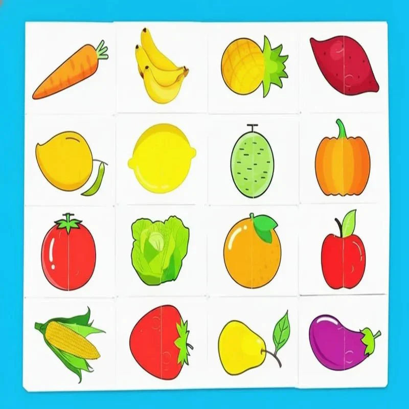 BrightPals Animal Matching Puzzle For Preschoolers Builds Memory And Recognition