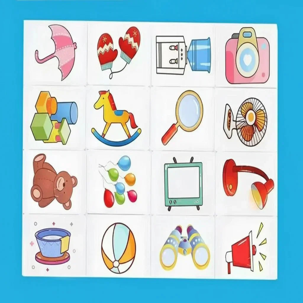 BrightPals Animal Matching Puzzle For Preschoolers Builds Memory And Recognition