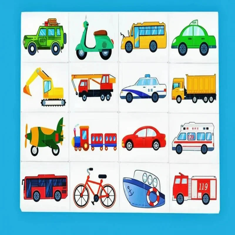 BrightPals Animal Matching Puzzle For Preschoolers Builds Memory And Recognition