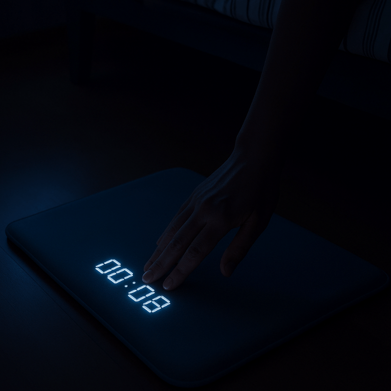 Step-On Alarm Rug With Pressure Sensor, No Snooze, Wake Up Fast