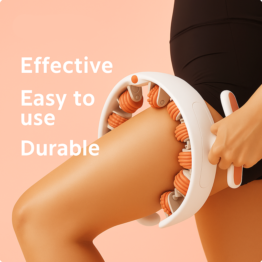 3D Muscle Massager For Complete Body Relaxation, 180-Degree Adjustable