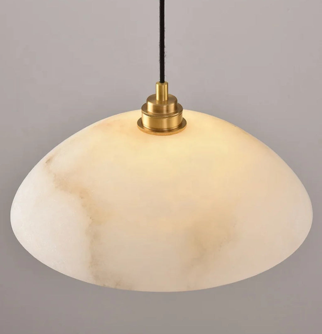 Lampade a sospensione Inigo in alabastro marmo