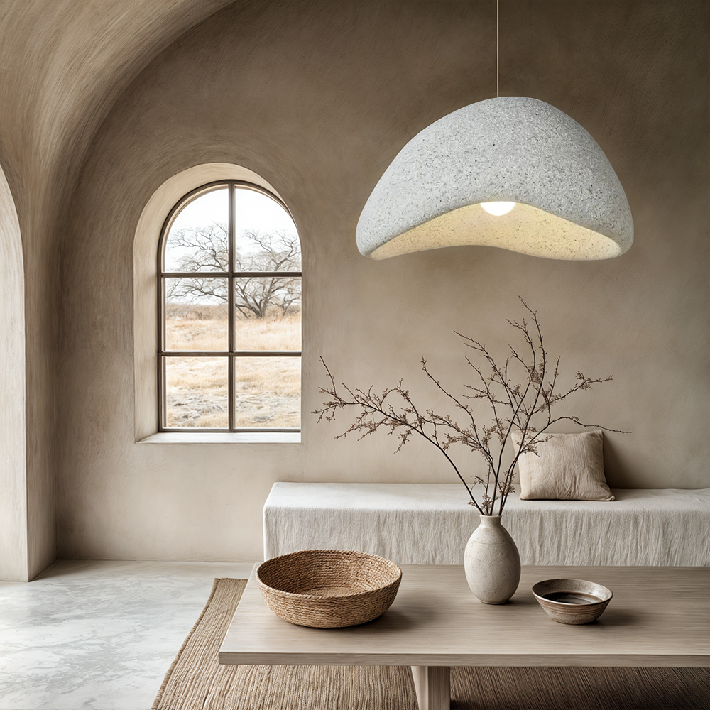 LumaRook Wasabi flekket bordlampe for koselig, varm glød