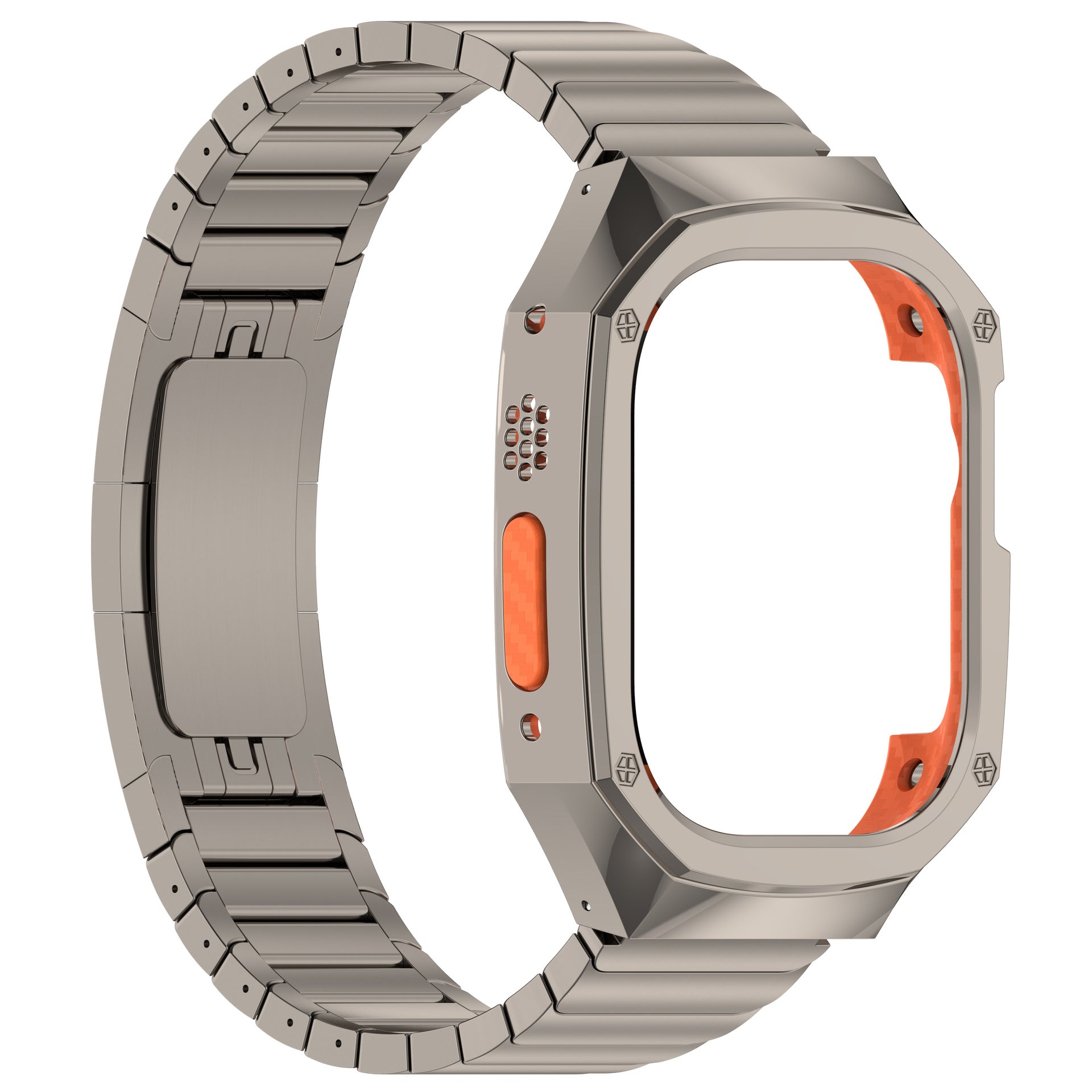 Nerezový pásek s pouzdrem pro Apple Watch Ultra