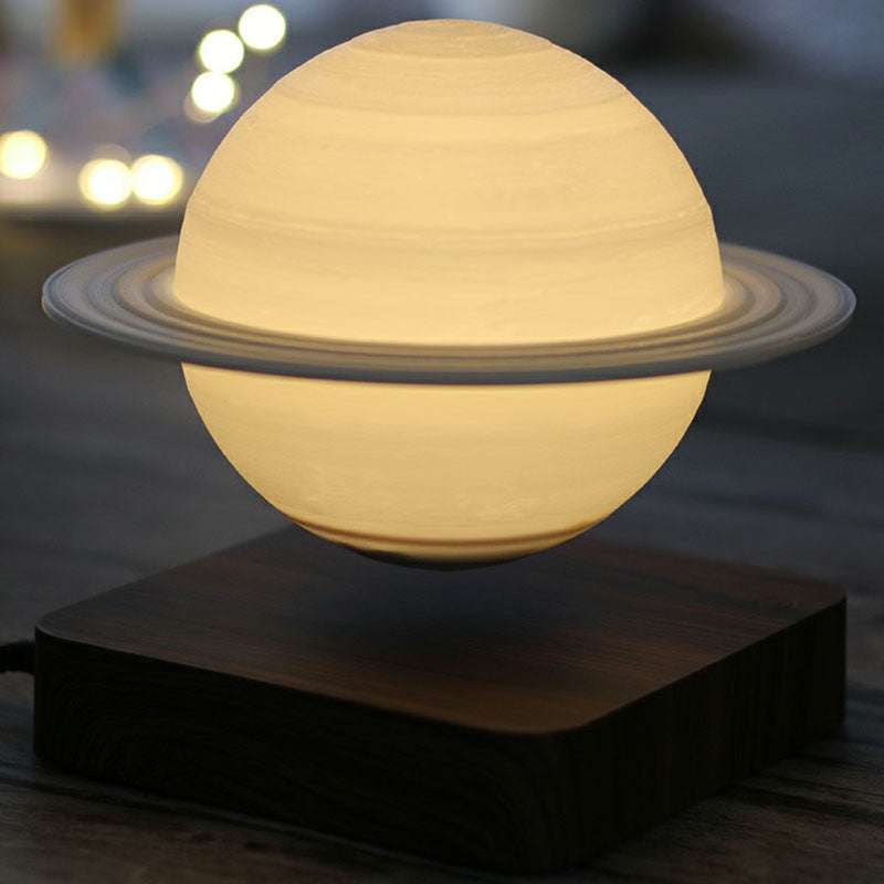 AstraGlow 3D Planet Nattlampe for Soveromsstemning