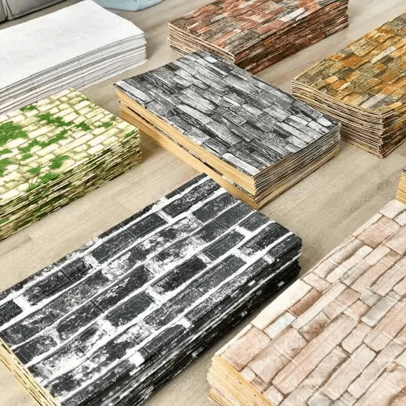 NovaBrick 3D Foam Wallpaper for Stylish Walls Self-Adhesive Non-Toxic XPE DIY Friendly