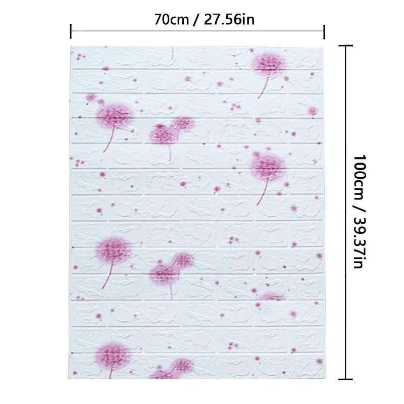 NovaBrick 3D Foam Wallpaper for Stylish Walls Self-Adhesive Non-Toxic XPE DIY Friendly