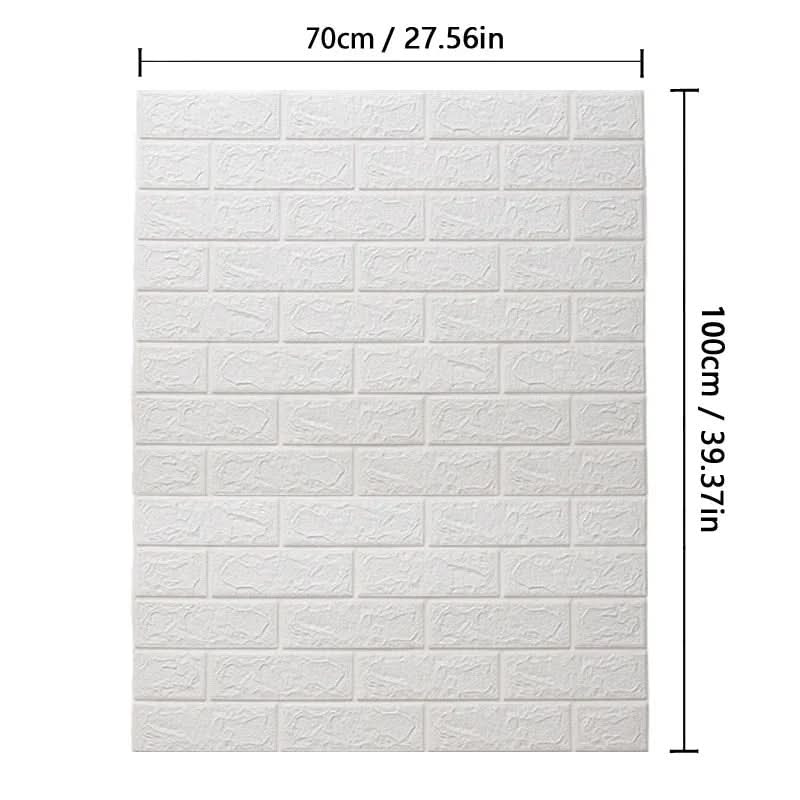 NovaBrick 3D Foam Wallpaper for Stylish Walls Self-Adhesive Non-Toxic XPE DIY Friendly