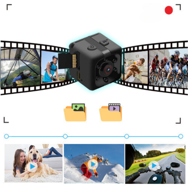 Aureli Mini 1080P Innen- und Außen-Sicherheitskamera mit Nachtsicht